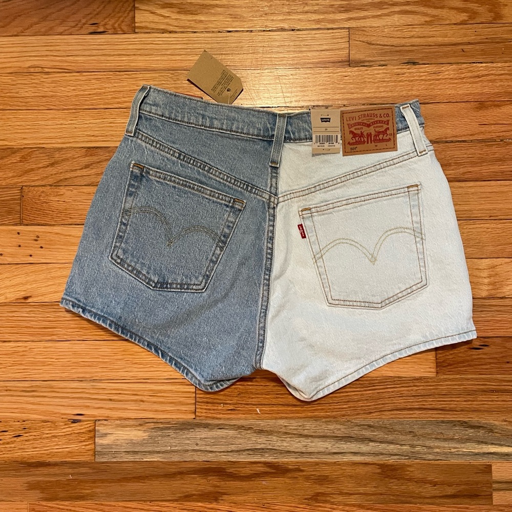 Levi’s 501 Shorts Two Tone NWT
